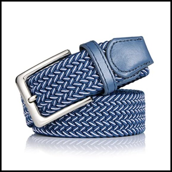 Elastic Braided Belt, 1 3/8\